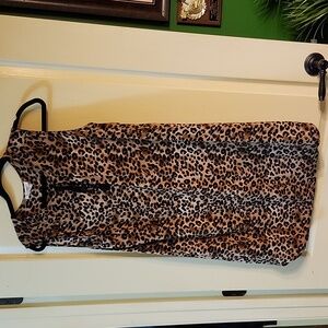 BEACH LUNCH LOUNGE ANIMAL PRINT DRESS